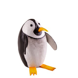 Pinguin von Blumenfisch aus Pappe detail