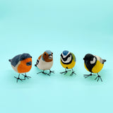 Formvögel stehend – Handgefertigte Vogelskulpturen aus Papiermaché | 7 Arten zur Auswahl