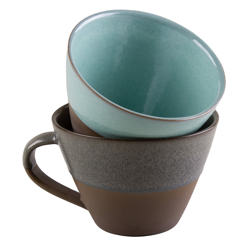 Milchkaffeetasse Bolle – Große Tasse (520 ml) aus Steinzeug