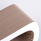 DENISE XL Katzenmöbel – Modernes Designer-Kratzmöbel aus Premium-Wellpappe