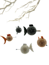 Kugelfisch Rudi – Handbemalte Deko-Figur aus Kaltschaum | 4cm & 6cm
