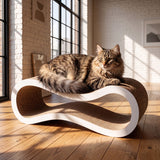 Premium Kratzmöbel für Katzen von cat-on "SINGHA L" aus robuster Kratzpappe