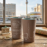 Becher Berlin – Steinzeug Becher 330ml | Spülmaschinenfest Grau