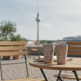 Becher Berlin – Steinzeug Becher 330ml | Spülmaschinenfest Grau