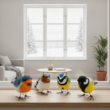 Formvögel stehend im Überblick – perfekt für Regale und Sideboards