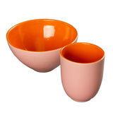 Müslischale Nuria in fröhlichem rosa-orange Farbverlauf.