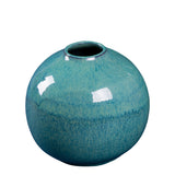 Vase Carla in Grau/Meergrün – frischer, natürlicher Farbton