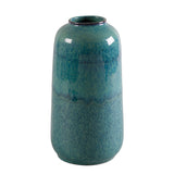 Vase Miguel in Grau/Meergrün klein