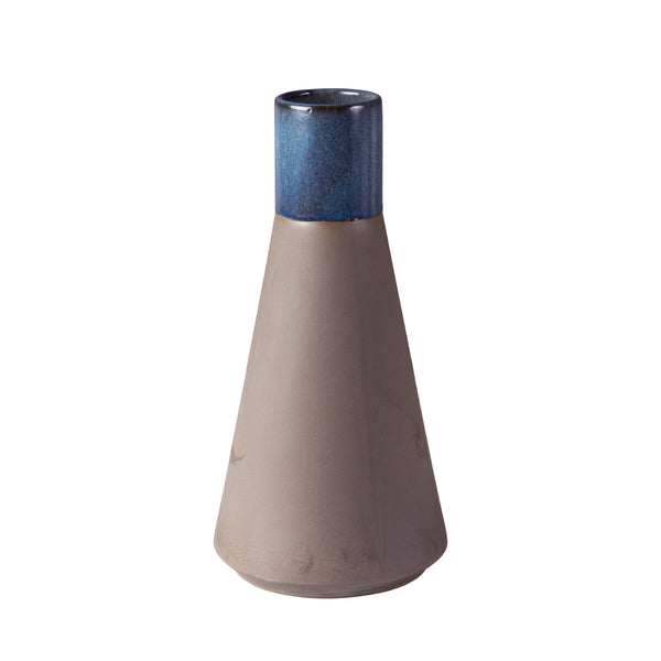 Vase Rhea in eleganter Form mit Blumenarrangement