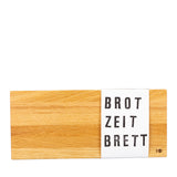 Brotzeitbrett aus Eiche 36cm lang mit rustikaler Holzoptik