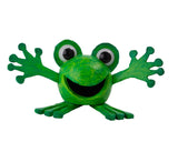 Frosch Deko im Badezimmer als grüner Farbakzent