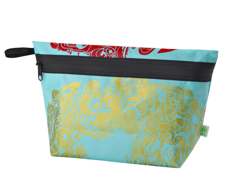 Kulturbeutel Fantasie Groß als Maxi-Tasche für Reisen