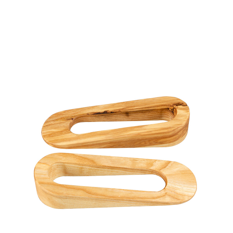 Türstopper Keilo aus Esche mit elegantem Design und luftiger Mitte